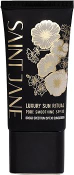 SAINT JANE - Luxury Sun Ritual - Pore Smoothing SPF 30 Mineral Sunscreen | Luxury, Floral-Infused... | Amazon (US)