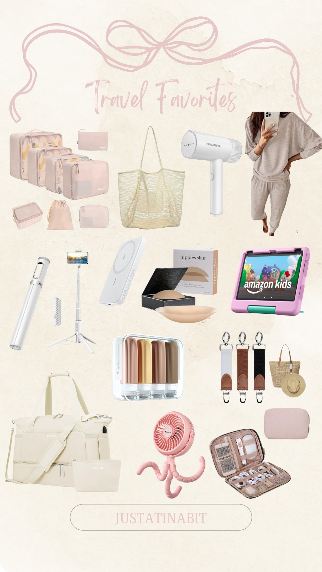 Travel Favorites - Amazon Big Spring Sale 2025! 

Tripod, packing cubes, stroller fan, hat clips, mesh tote bag, travel bottles, portable charger, kids tablet, 2 piece set, nipple cover, duffel bag 

#LTKSaleAlert #LTKTravel #LTKHome