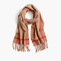 Contrast cashmere scarf | J.Crew US