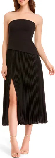 Dress the Population Kacey Strapless Midi Dress | Nordstrom | Nordstrom