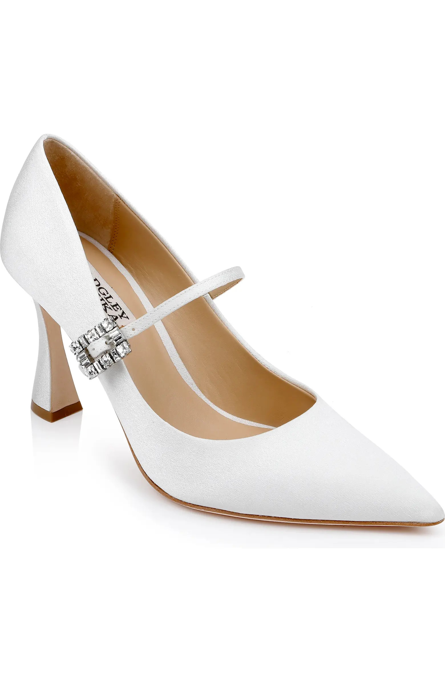 Badgley Mischka Collection Antonia Pointed Toe Mary Jane Pump (Women) | Nordstrom | Nordstrom