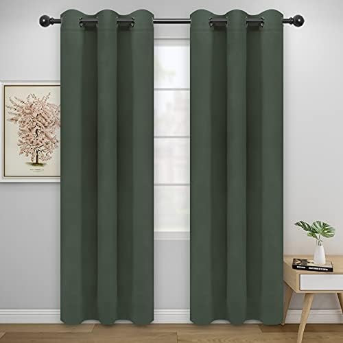 Easy-Going Blackout Curtains for Bedroom, Solid Thermal Insulated Grommet and Noise Reduction Win... | Amazon (US)