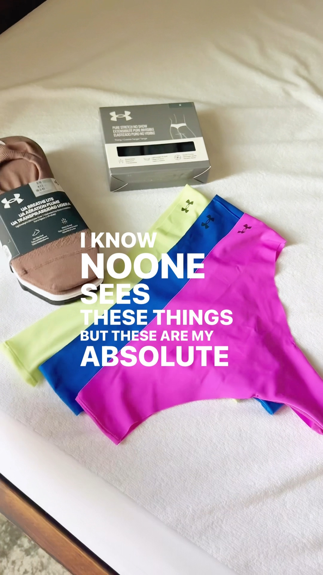 Not kidding when I say these are my favorite thong and low cut socks to wear! I try to snag these and stock up whenever there is a sale! The good quality and comfort It is so worth it! 

Thongs- now show seamless and super comfortable! Comes in a pack of 3. 

No show socks - THE BEST socks to wear with your work shoes, sneakers, etc. 

#LTKFitness #LTKFindsUnder50 #LTKWorkwear