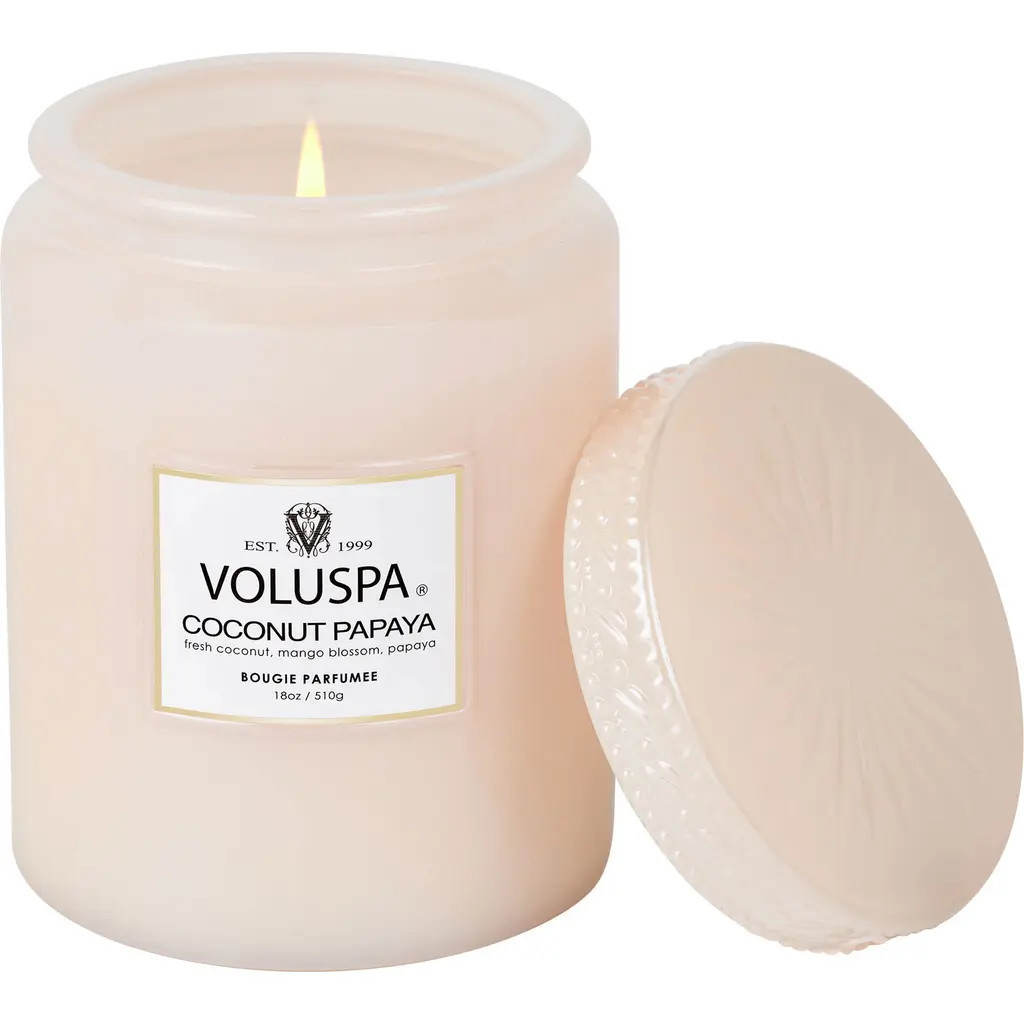 Voluspa Coconut Papaya Large Jar Candle at Nordstrom | Nordstrom