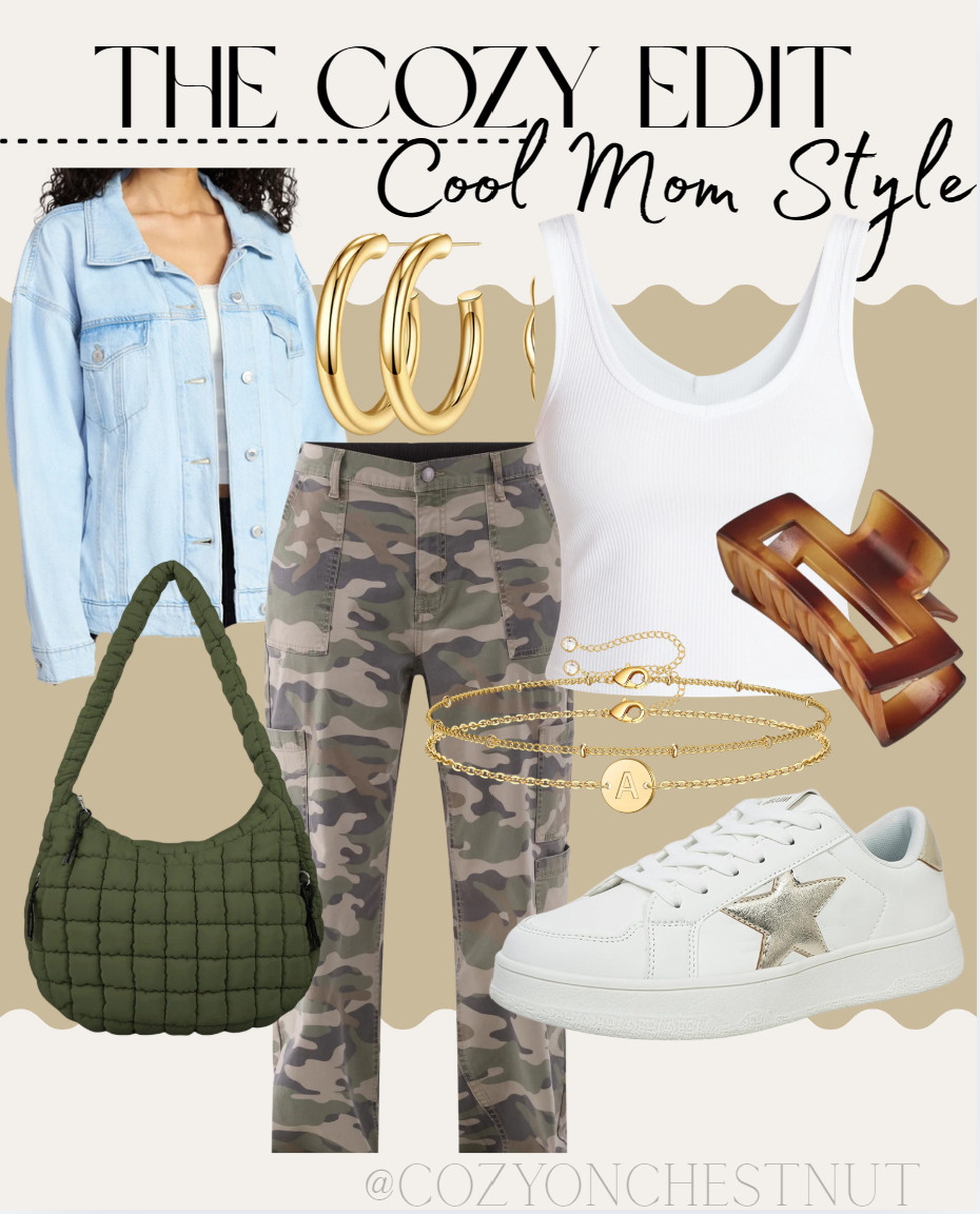 I've got the perfect pieces for any mom looking to stay stylish! From cozy cargo pants to a comfortable denim jacket! 

 #LTKdayinmylife #LTKootd #LTKmomlife