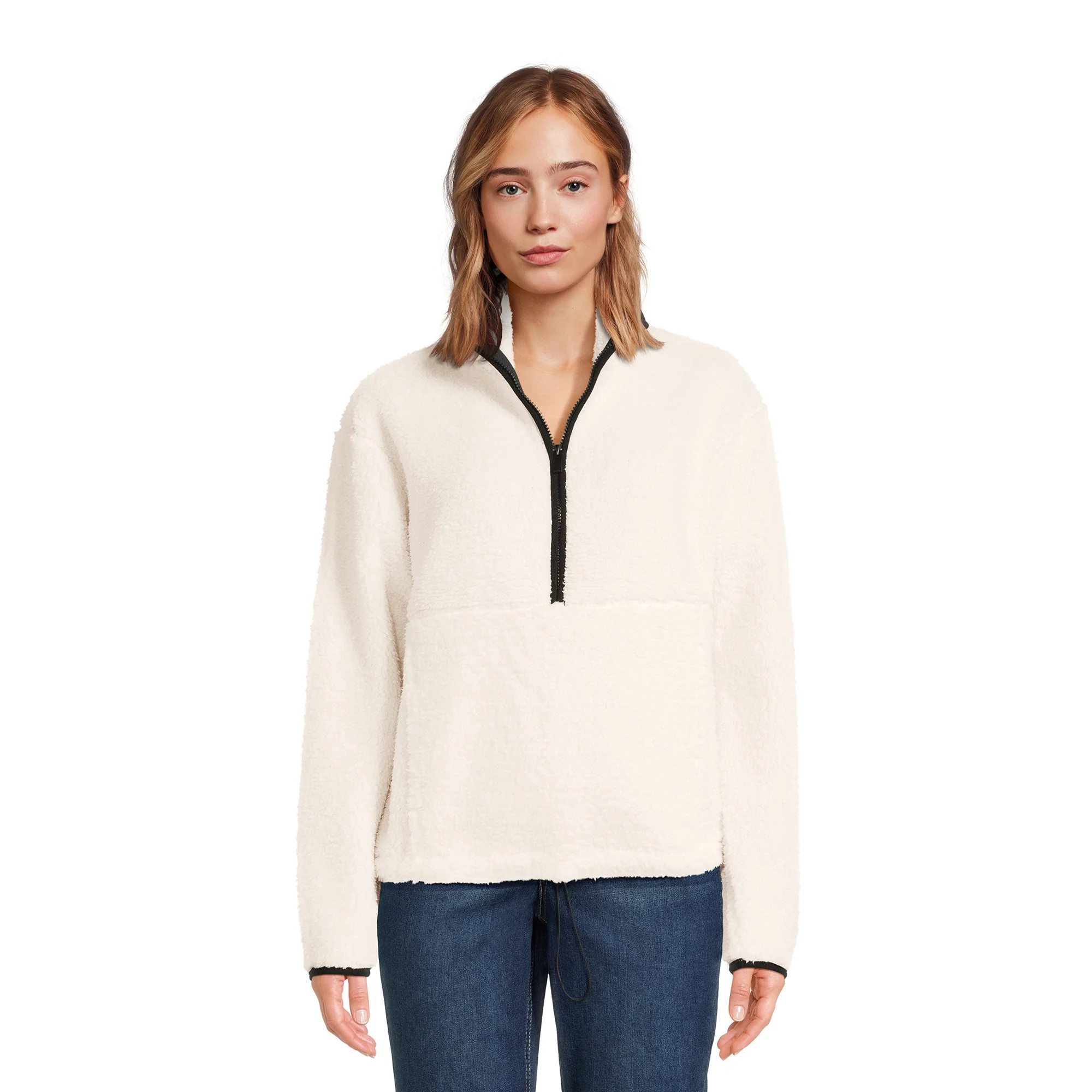 No Boundaries Juniors Plush Pullover, Sizes XS-3XL | Walmart (US)