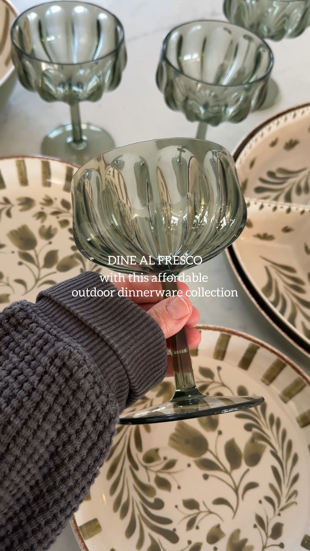 These outdoor coupe glasses are amazing!! You won’t believe the price! ✨ Get your hands on this affordable outdoor melamine dinnerware collection! It’s giving Anthro vibes, but it’s from Better Homes & Gardens! Shown in green. Additional colors available. 🌿

Follow @dpiahome on Instagram + TikTok for more home decor inspiration, DIY, style, deals, & affordable finds. 🤎

home decor | living room | bedroom | dining room | kitchen | office | outdoor living |spring decor | look for less | deal | sale | summer | travel | lifestyle | family | new arrivals | vintage | rustic | organic modern | cozy | Amazon | Walmart | Target | Wayfair 


#LTKSaleAlert #LTKSeasonal #LTKHome
