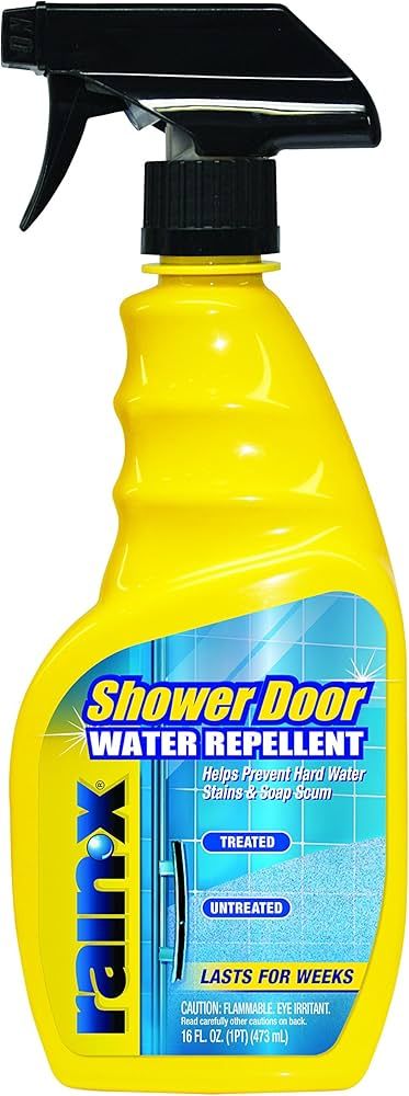 Rain-X 630023 Water Repellent, 16 Fl. Oz. - Protects Glass Shower And Doors From Soap Residue And... | Amazon (US)