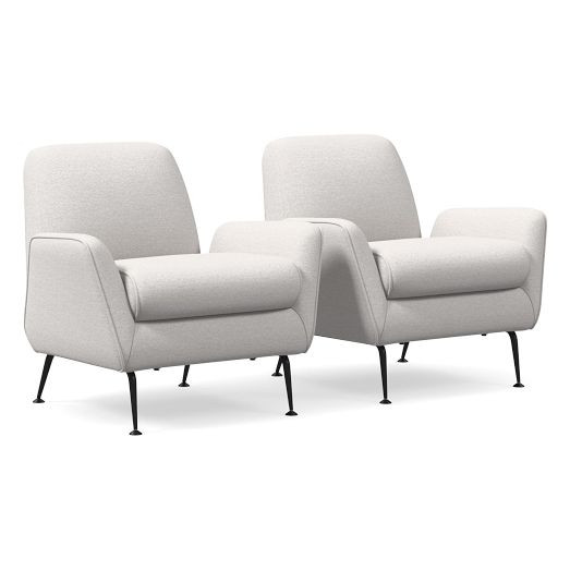 Kip Flare Arm Chair | West Elm (US)