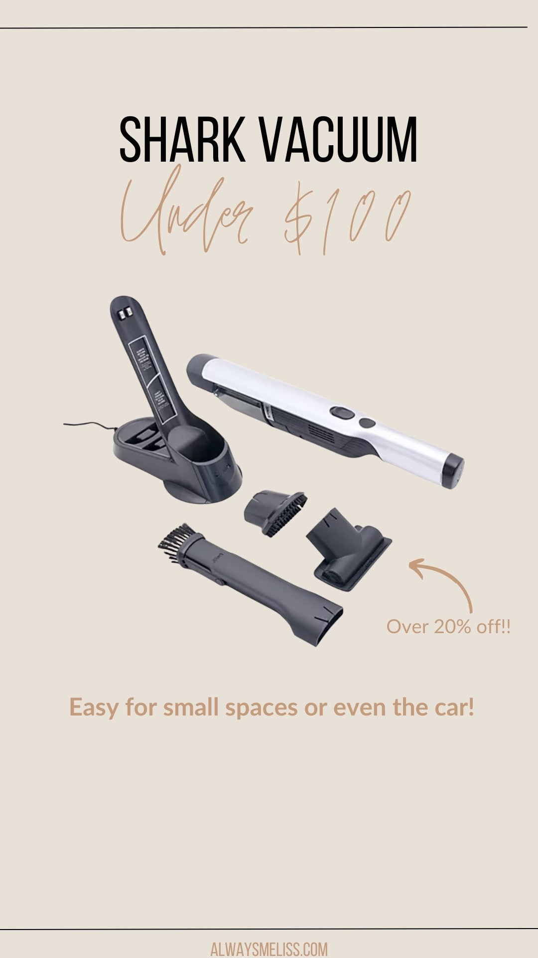 Shark handheld vacuum on major sale now!!

Vacuum for car
Small vacuum
Cleaning essentials 

#LTKHome #LTKSaleAlert