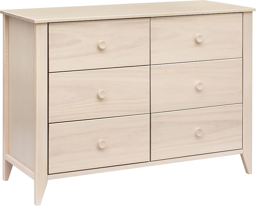 babyletto Sprout 6-Drawer Double Dresser, Washed Natural | Amazon (US)