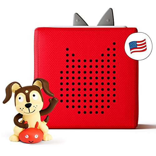 Toniebox Audio Player Starter Set with Playtime Puppy - Listen, Learn, and Play with One Huggable Little Box - Red | Amazon (US)