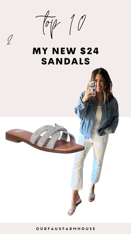Shared these cute Walmart $24 sandals earlier this week! Such a great sandal for spring + summer! 

#LTKfindsunder50 #LTKstyletip