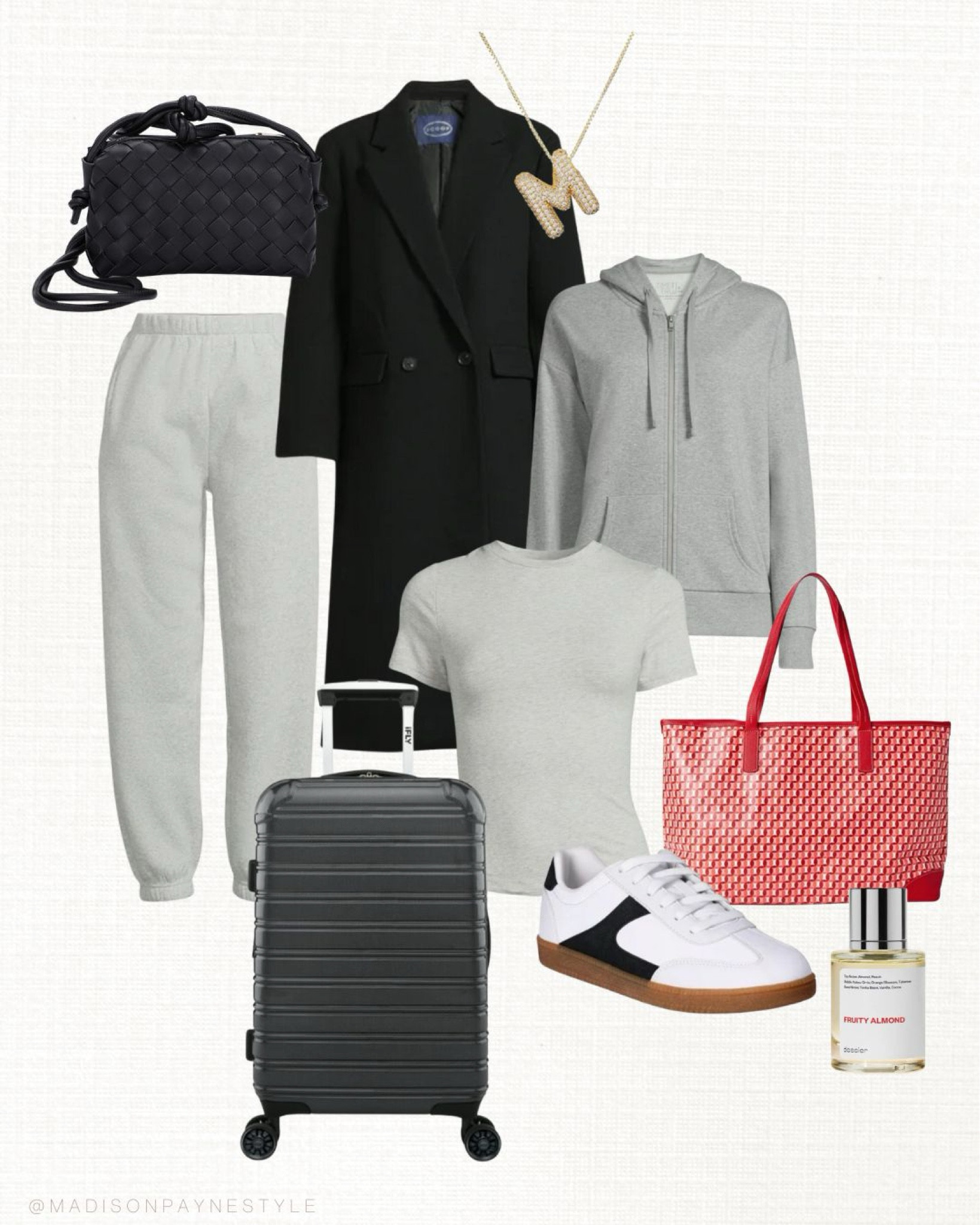 WALMART AIRPORT OUTFIT ✈️ wearing a small in the tee, and hoodie, fit tts. Sized up to a medium in the jogger sweatpants. And sized down to x-small in the trench coat.

Airport Outfit, Travel Outfit, Walmart Travel, Walmart Outfit, Travel OOTD, Madison Payne

#LTKSeasonal #LTKstyletip #LTKtravel