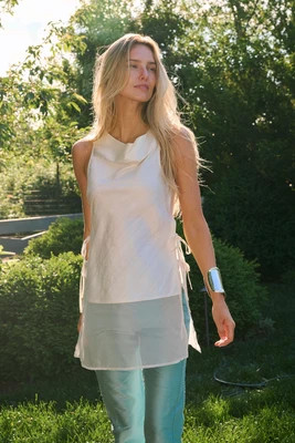 Elin Top - Blanc | Julia Amory