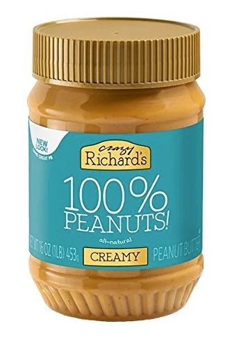 Crazy Richard's Creamy Peanut Butter, 16 oz - Walmart.com | Walmart (US)