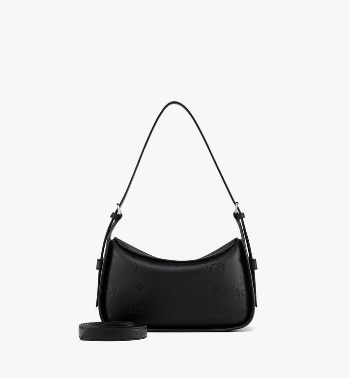 Aren Flap Hobo Bag in Embossed Monogram Leather | MCM (US)