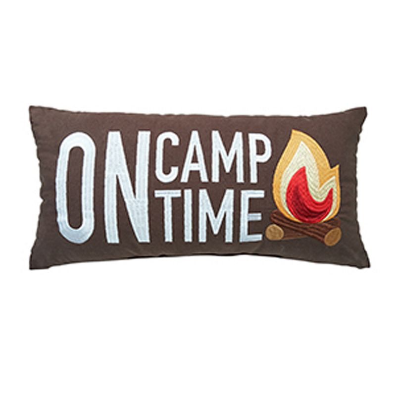 C&F Home 10" x 20" On Camp Time Embroidered Throw Pillow | Target