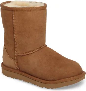 Kids' Classic Short II Water Resistant Genuine Shearling Boot | Nordstrom