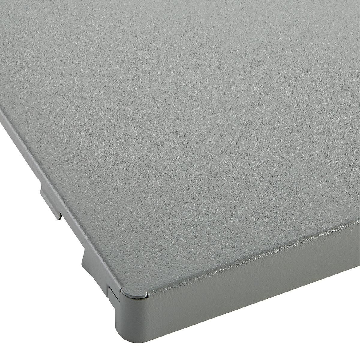 20" x 4'  x 1-1/4" h Elfa Utility Work Surface Grey | The Container Store