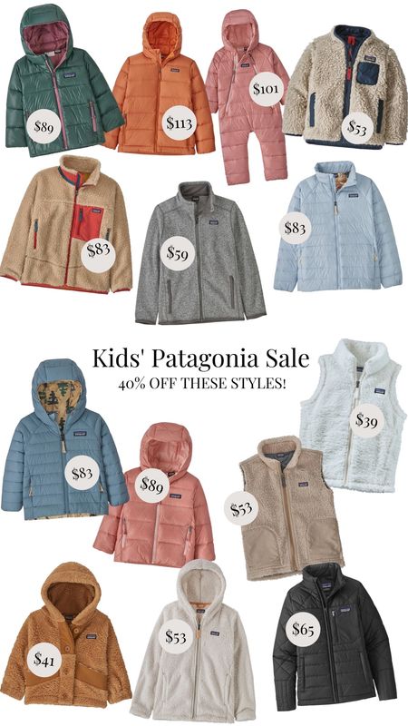 1 of 2: Patagonia kids’ sale! 40 percent off what you see here! 

#LTKsalealert #LTKbaby #LTKkids