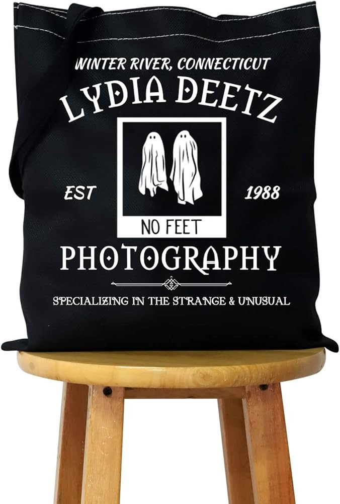 WCGXKO 80s Movies Gift Goth Canvas Shopping Bag Tote Bag | Amazon (US)