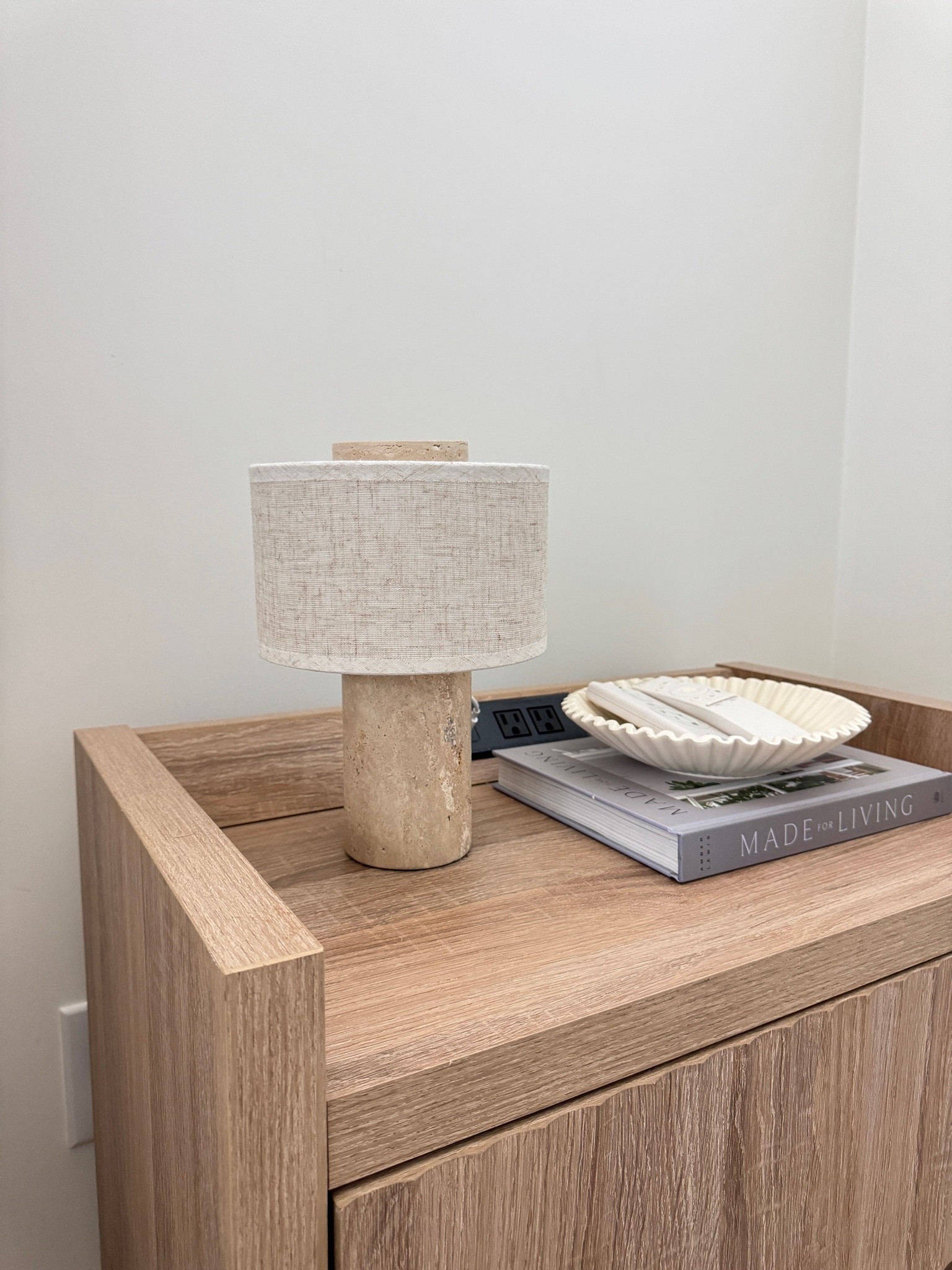 Beautiful travertine rechargeable lamp. 
#amazonfinds ￼