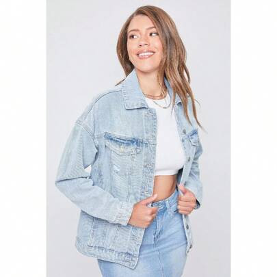 Women's Oversized Denim Jacket | SHEIN