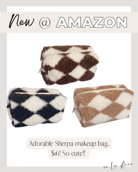 Adorable Amazon Sherpa makeup bag! 

Lee Anne Benjamin 🤍

#LTKitbag #LTKunder50 #LTKstyletip