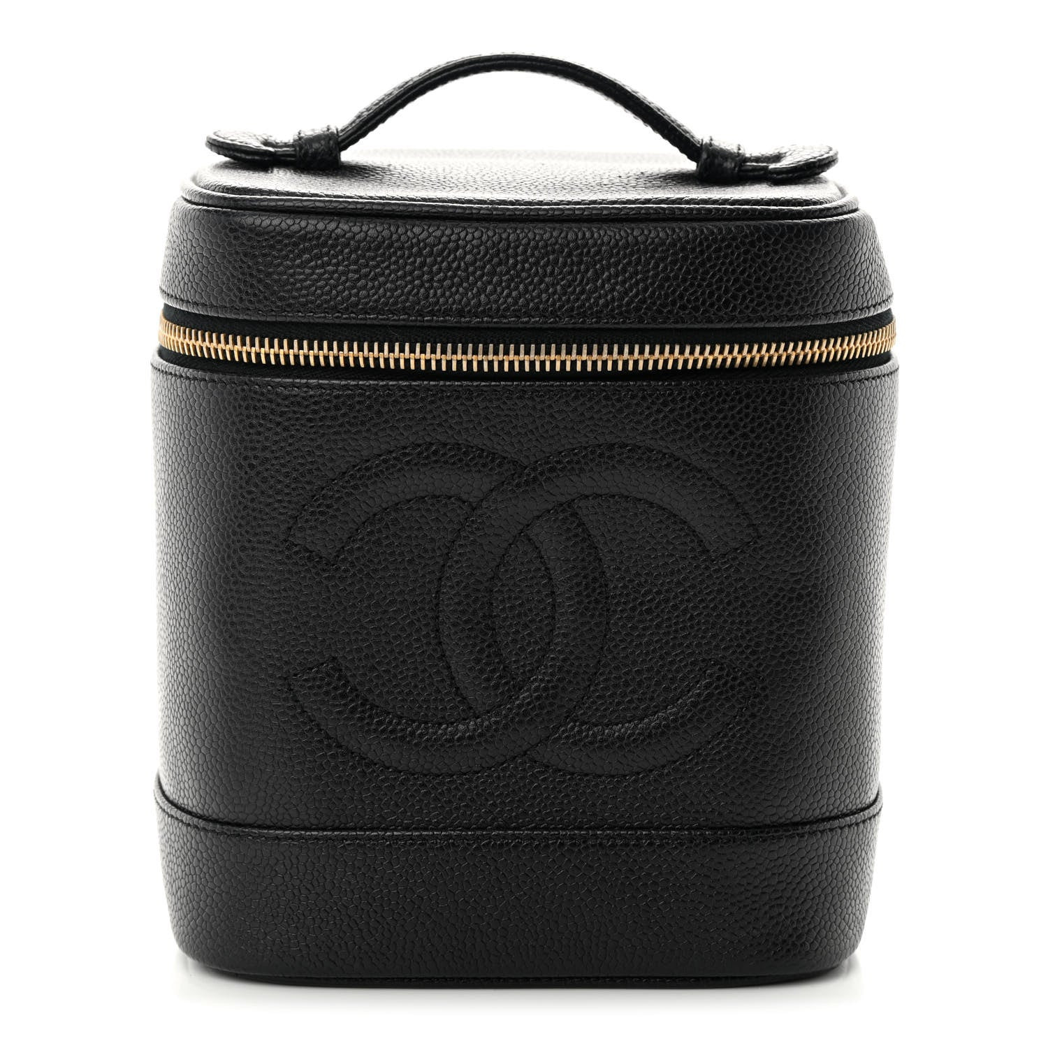 Caviar Vanity Cosmetic Case Black | FASHIONPHILE (US)