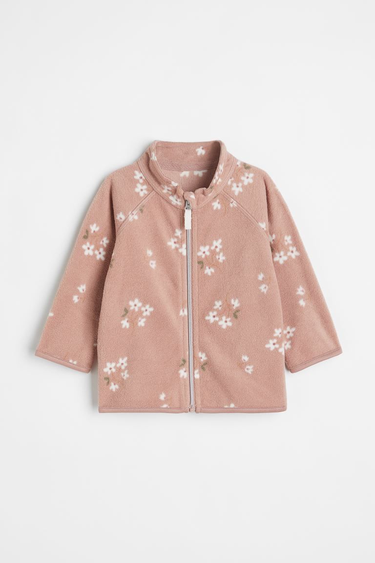 Patterned Fleece Jacket | H&M (US + CA)