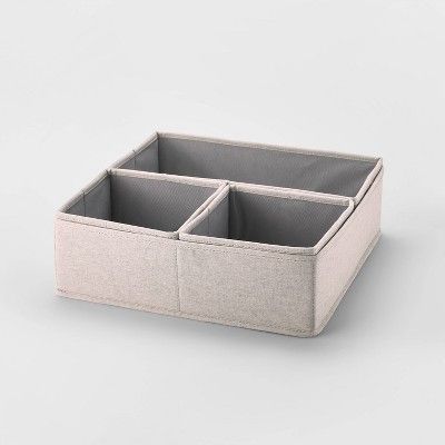 Set of 4 Collapsible Fabric Drawer Organizers - Brightroom&#8482; | Target