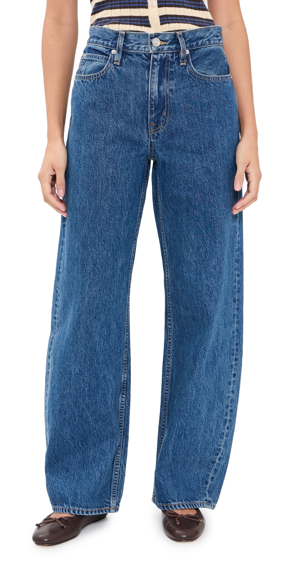 SLVRLAKE Estelle Wide Leg Jeans Start Me Up 31 | Shopbop