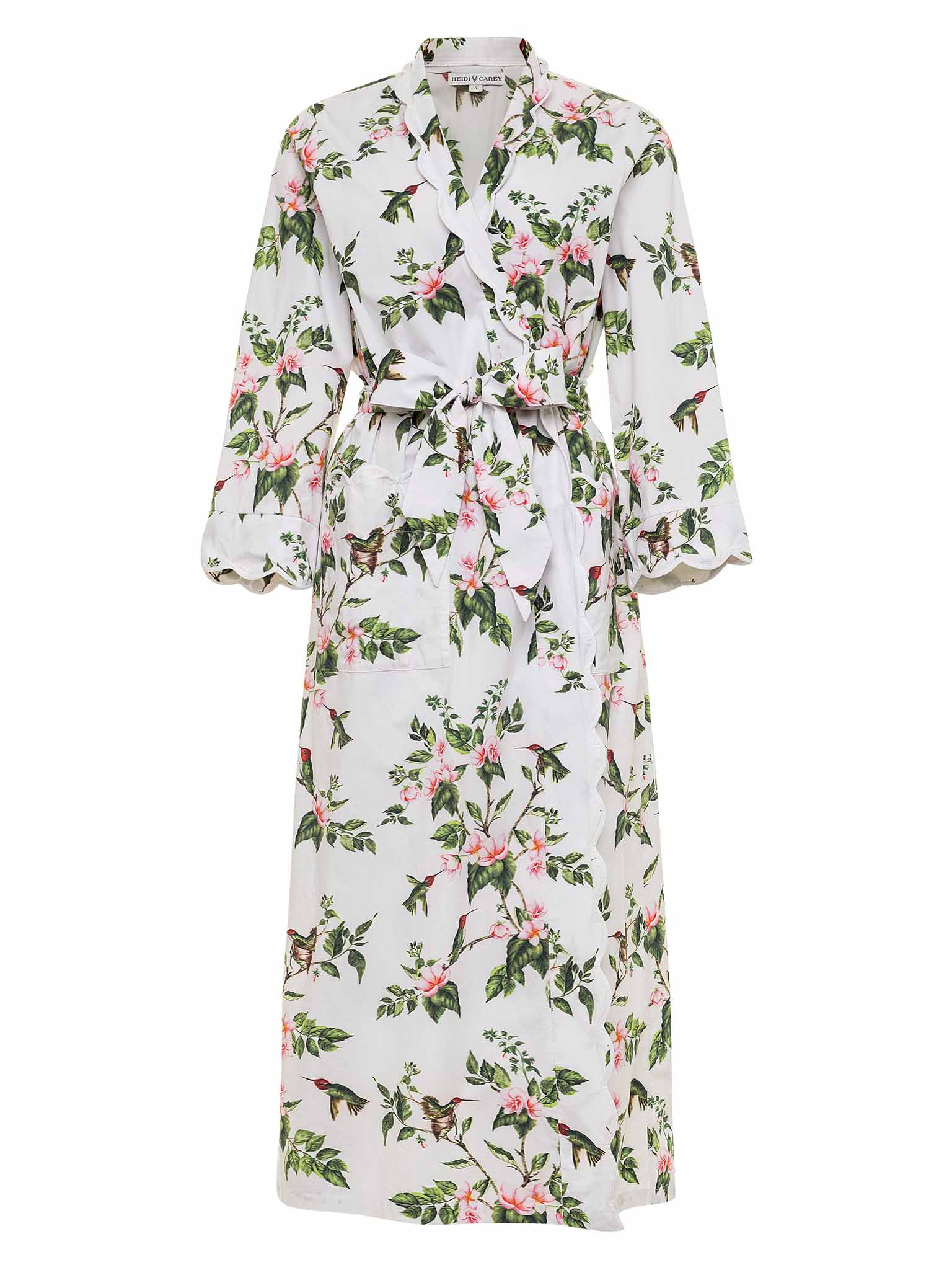 White Hummingbird Classic Robe | Heidi Carey