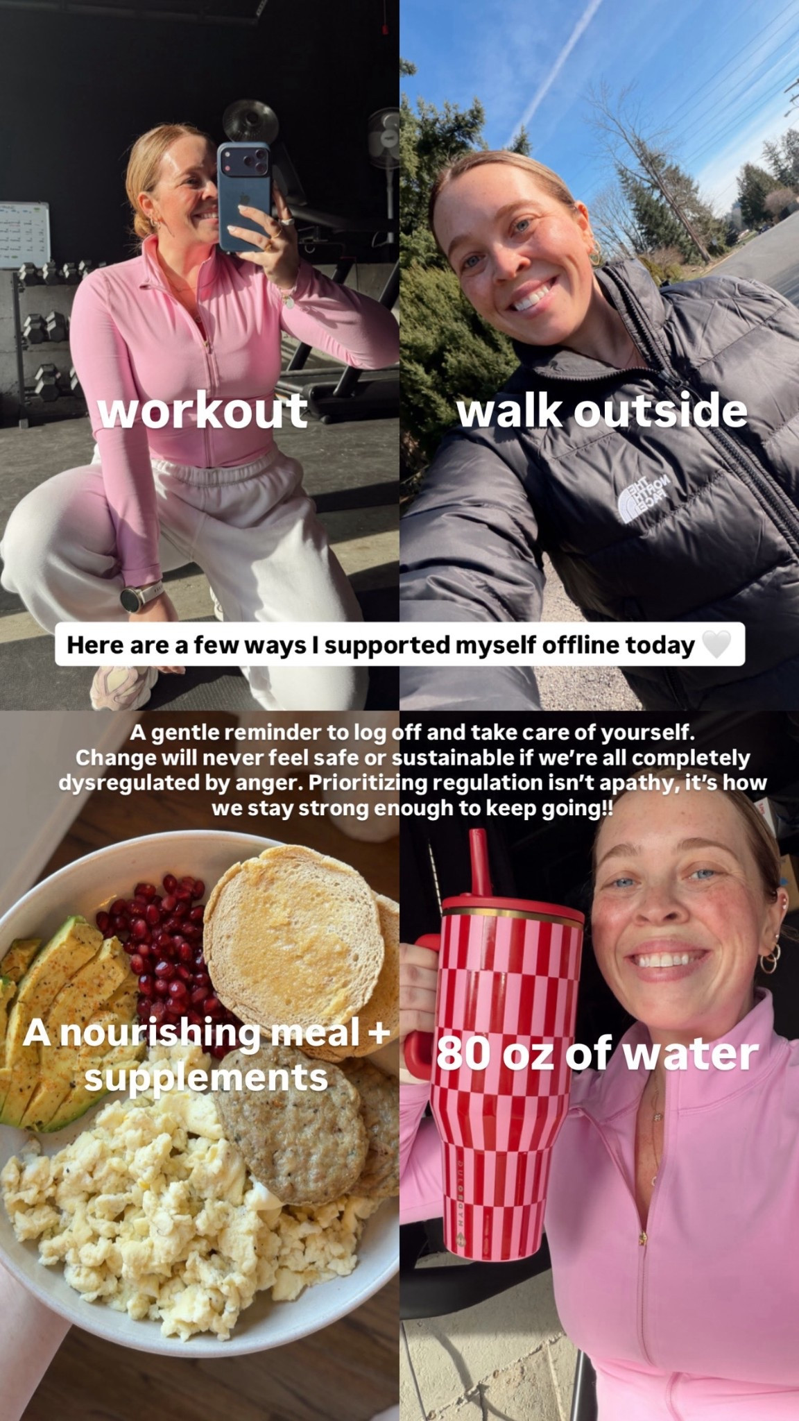 Active Day OOTD ❤️🩷 You can use code SHELBYSAYWHAT to get 10% off at Hydrojug 

Size 10 | M\L 5’3” 

#LTKfitnessgoals #LTKselfcare #LTKActive