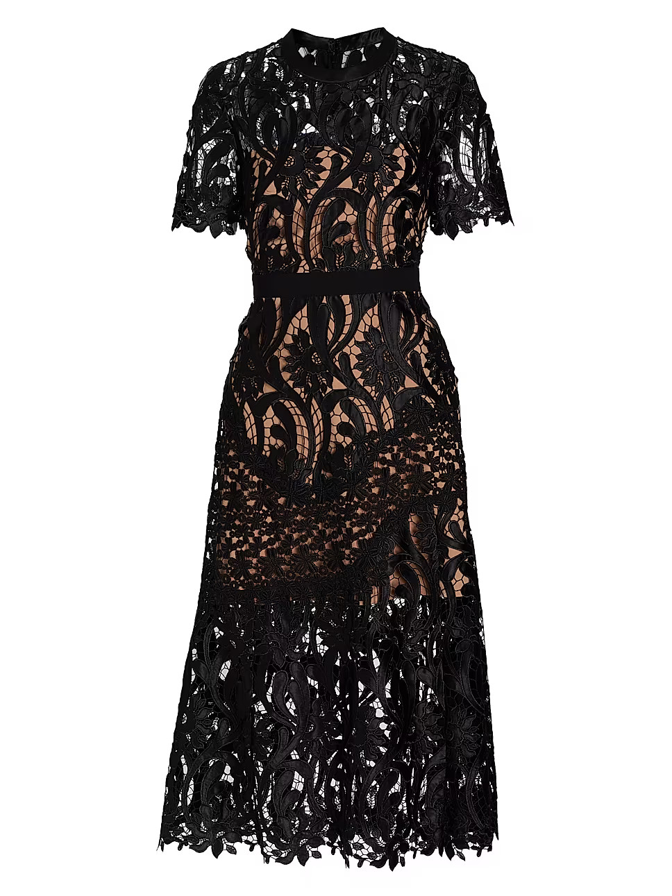 Prairie Guipure Lace Midi-Dress | Saks Fifth Avenue