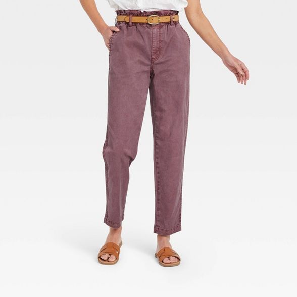Women's High-Rise Tapered Pants - Universal Thread™ | Target