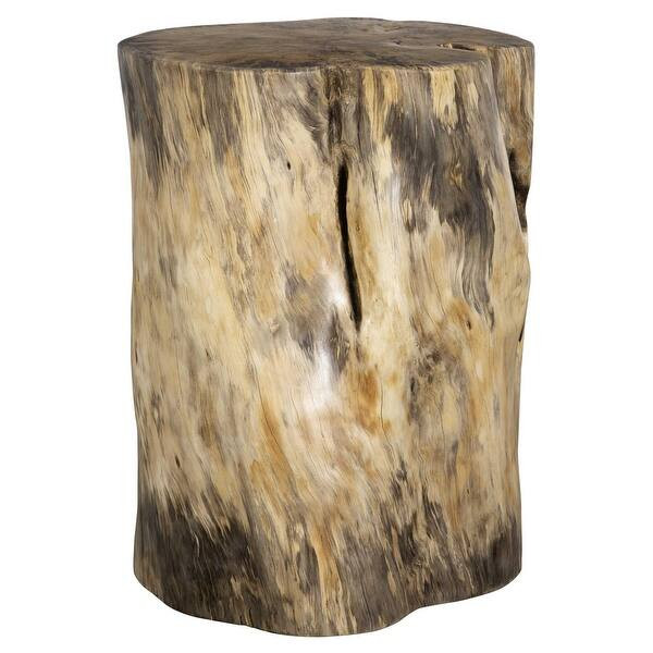 Crosscut Section Habitat Wooden Accent Stool - 20" - Beige | Bed Bath & Beyond