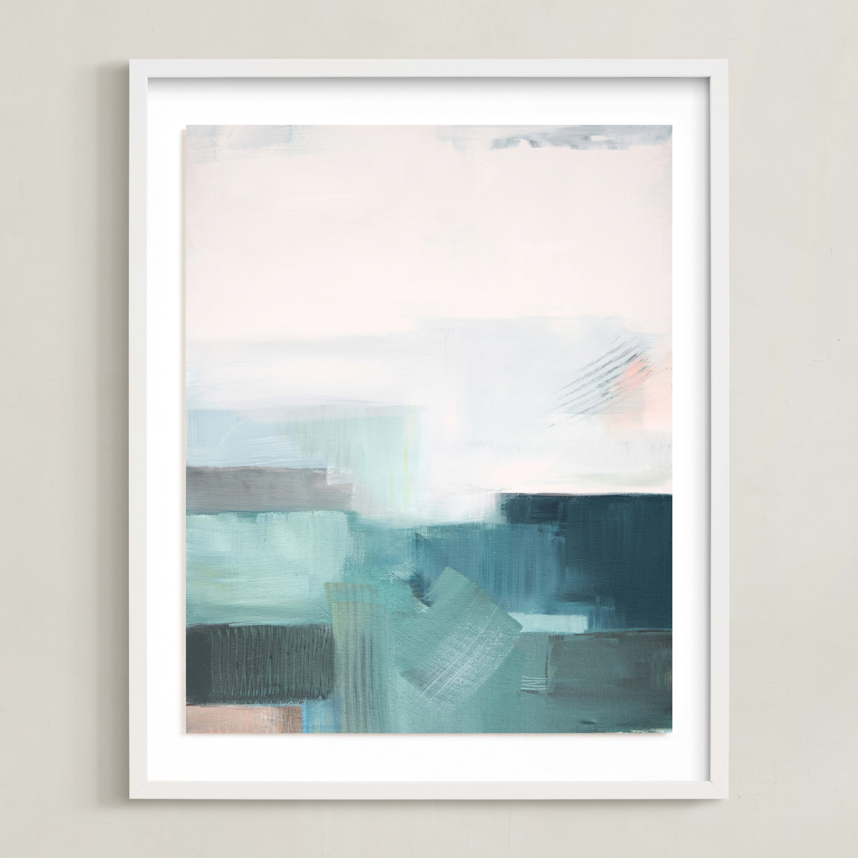 "Sage Fields ll" - Painting Limited Edition Art Print by AlisonJerry. | Minted