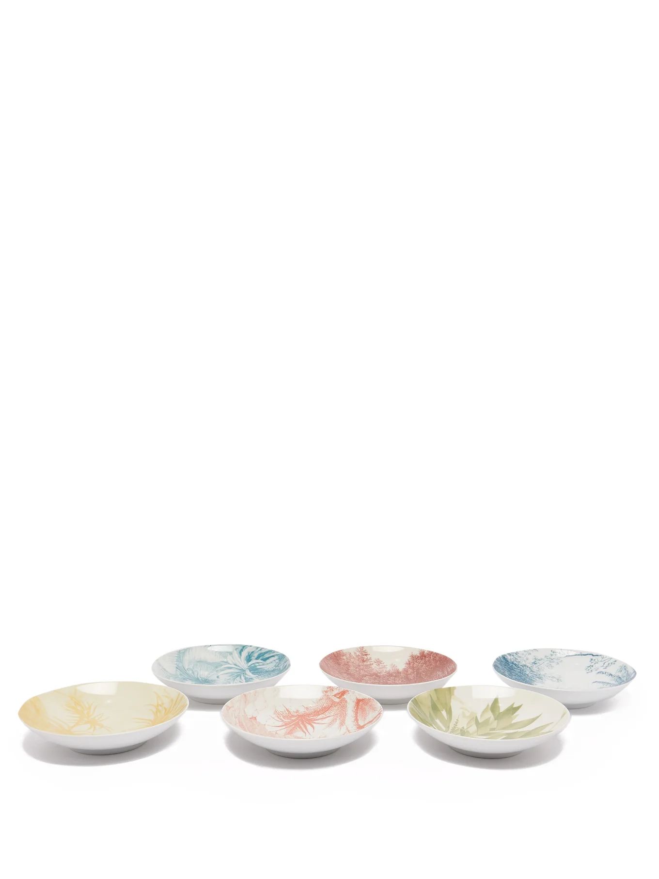 Set of six Menagerie porcelain bowls | Matches (UK)