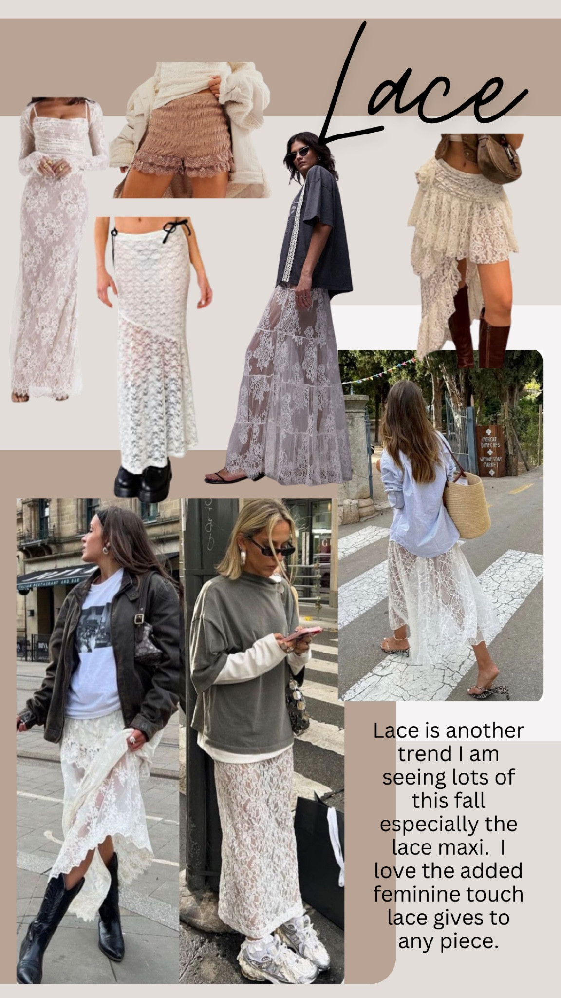 Lace trend

#LTKStyleTip #LTKSeasonal