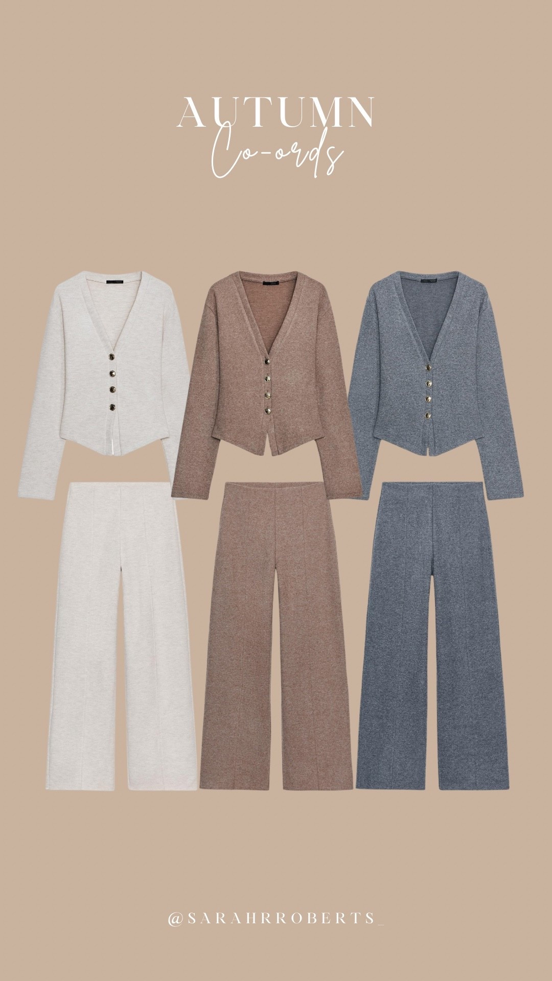 The perfect autumn co-ord! They are so soft and I’d definitely mix and match these to style other outfits! You could even style the tops for a workwear look with some tailored trousers.

I’m a UK SIZE 10, 5ft4 and I wear a size medium top & a size small trousers! They are coming in a try on haul this week 🤭

Zara, co-order, loungewear, tracksuit, comfy autumn outfit, school run outfit, travel outfit, workwear 

#LTKautumn #LTKstyletip #LTKuk