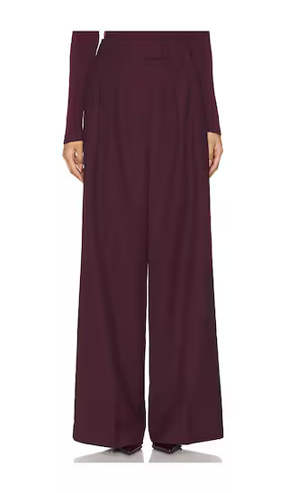 Lou Trouser in Bordeaux | Revolve Clothing (Global)