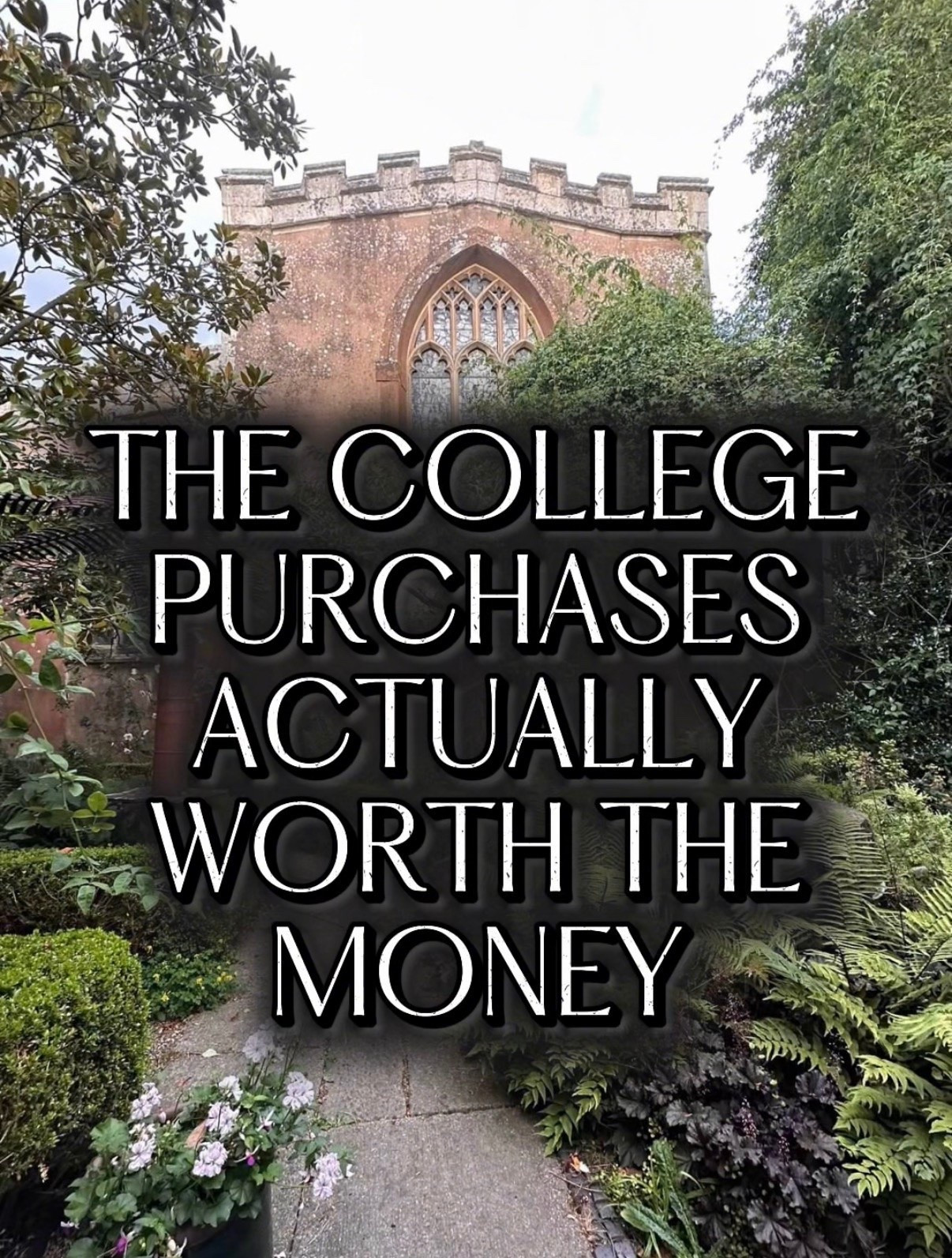 The college purchases actually worth it