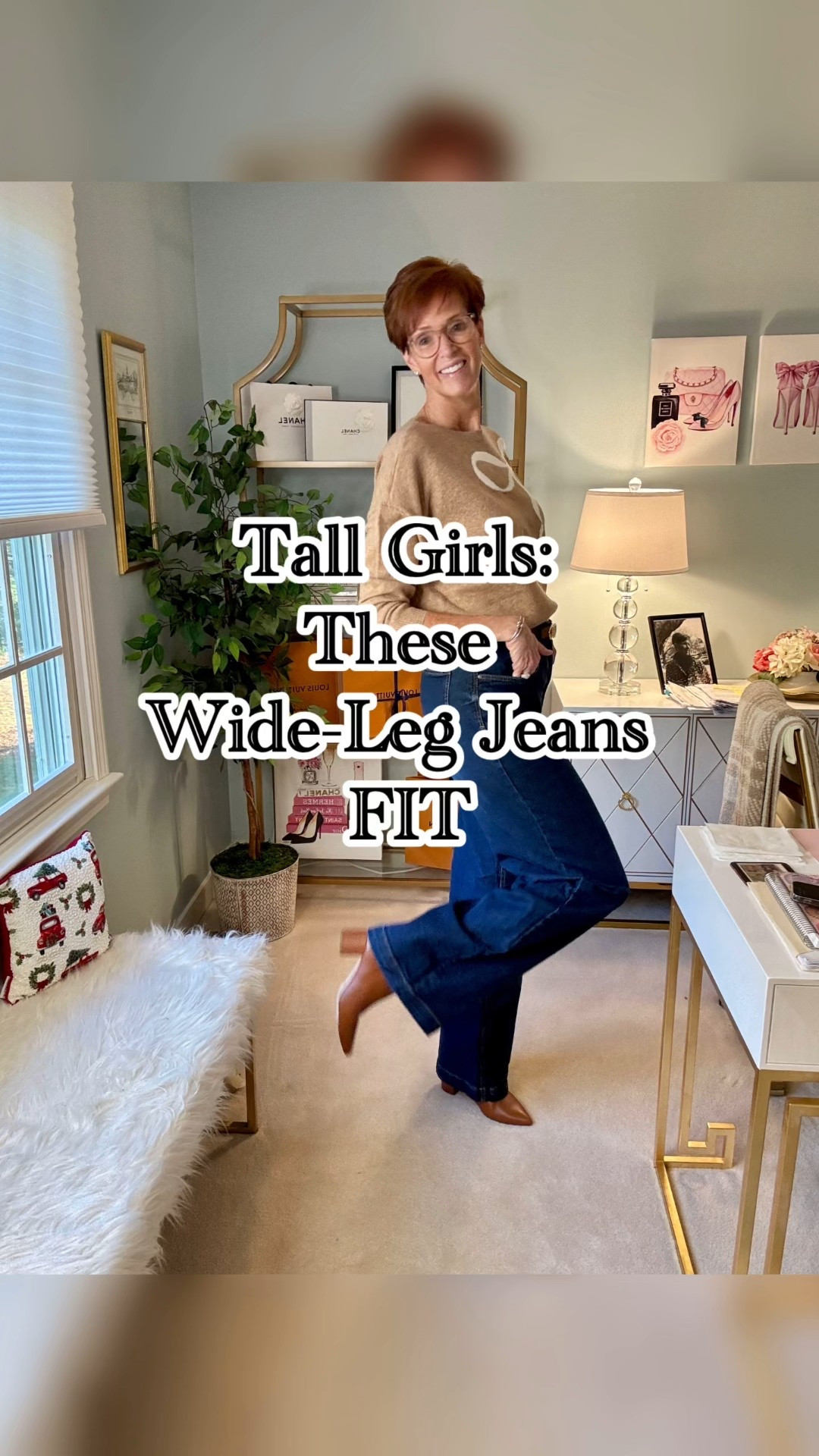 Jeans size 30 waist x 37 length

Tall Tuesday is officially HERE — and we’re starting strong with dark wash wide-leg jeans made specifically for tall women. 🙌

Like, Follow & Comment TALL and I’ll send links right to your DM.
 At 6’1”, finding denim that fits my rise, my inseam, and my proportions is nearly impossible. But these? No awkward hems. No cropped surprise. No sagging rise. Just a beautiful, classic wide-leg jean that actually works on a tall frame.

If you’ve ever struggled to find tall-friendly denim that feels timeless, flattering, and comfortable… you’re going to love these.

✨ Fit Notes  • 6’1” tall woman wearing American Tall wide-leg jeans • True tall rise + long inseam • Dark wash, everyday classic style • Wide-leg jeans for tall women 40+

SAVE this if you’re always struggling to find jeans that fit a tall frame, SHARE with a tall friend, and FOLLOW for more Tall try-on’s.

Shopping link is in my LTK storefront — thank you for supporting my small creator business. 🤍

#AmericanTall  #TallWomenStyle  #ClassicStyleOver40  #WideLegJeans  #TallFashion 

#LTKootd #LTKOver40 #LTKTall
