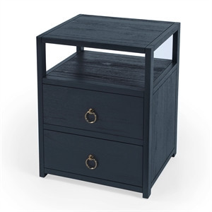Butler Lark Navy Nightstand | Cymax