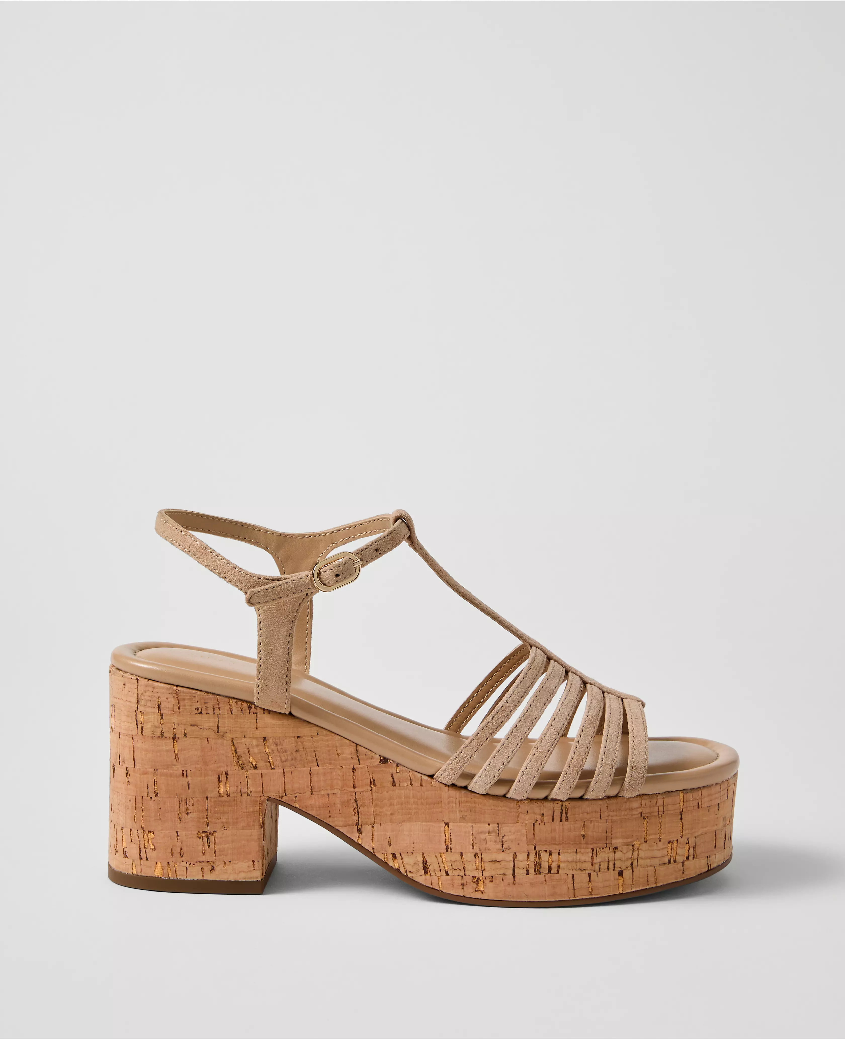 Suede Platform Sandal | Ann Taylor
