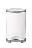 Dekor Mini Hands-Free Diaper Pail | White | Easiest to Use | Just Step – Drop – Done | Doesn’t Absor | Amazon (US)