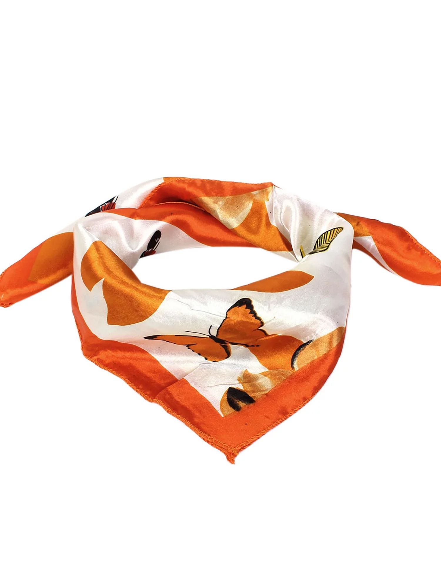 Flower Print Polyester Neck Scarves Neckerchief for Women Bandana | Walmart (US)