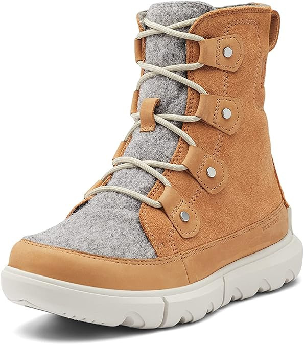 SOREL Women's Explorer II Joan Faux Fur Boot  Suede Boots | Amazon (US)